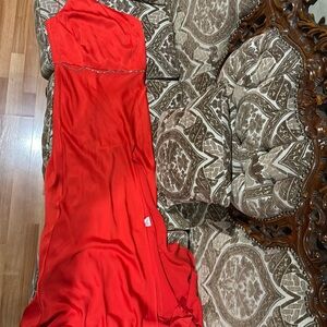 Hailey Dress in Cherry Red
SAU LEE